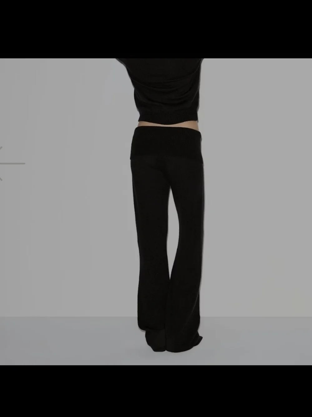 Skims Wool Cashmere Foldover Pant - Picture 4 of 8